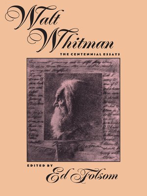 cover image of Walt Whitman